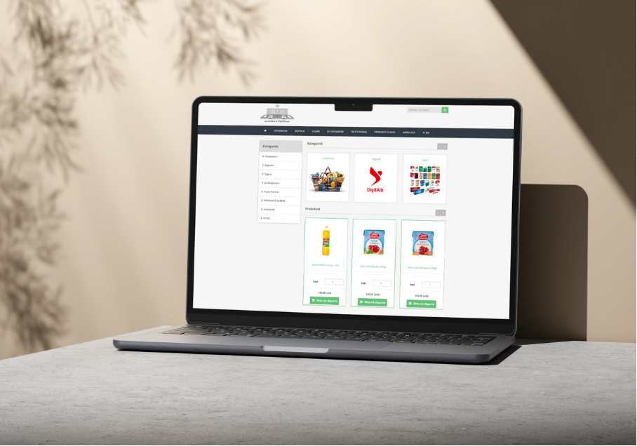 E-commerce screenshot